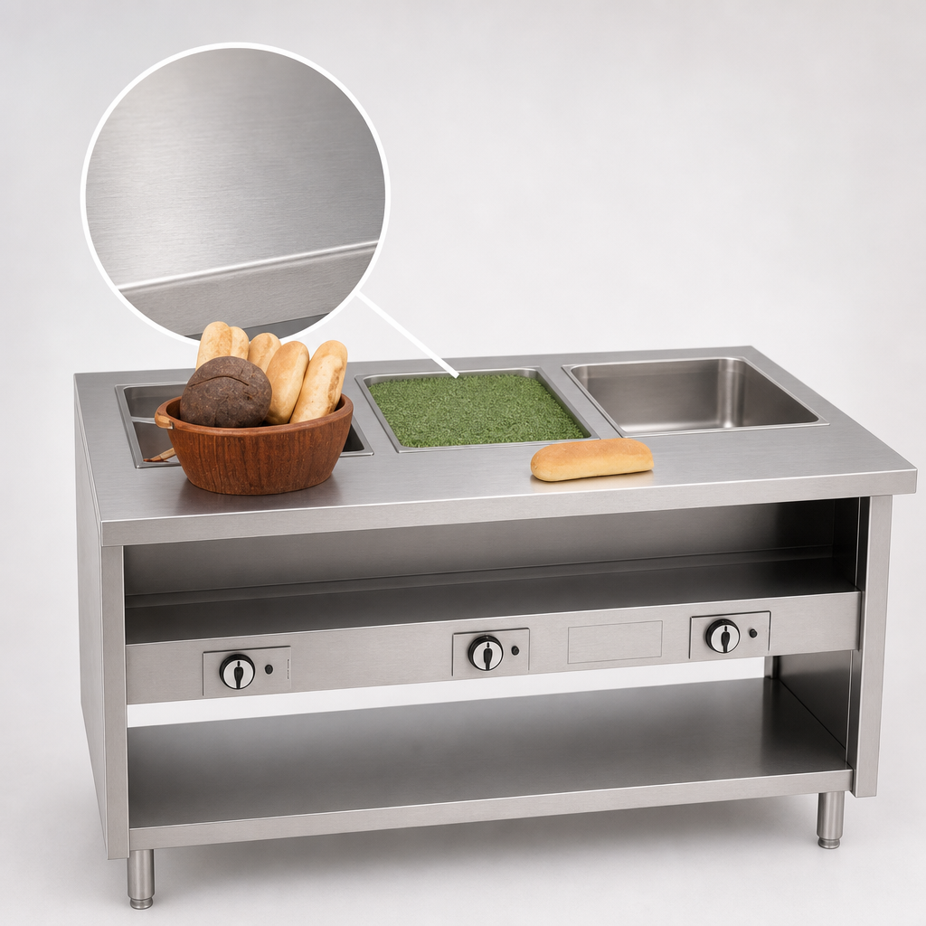 20-Gauge Stainless Steel Top