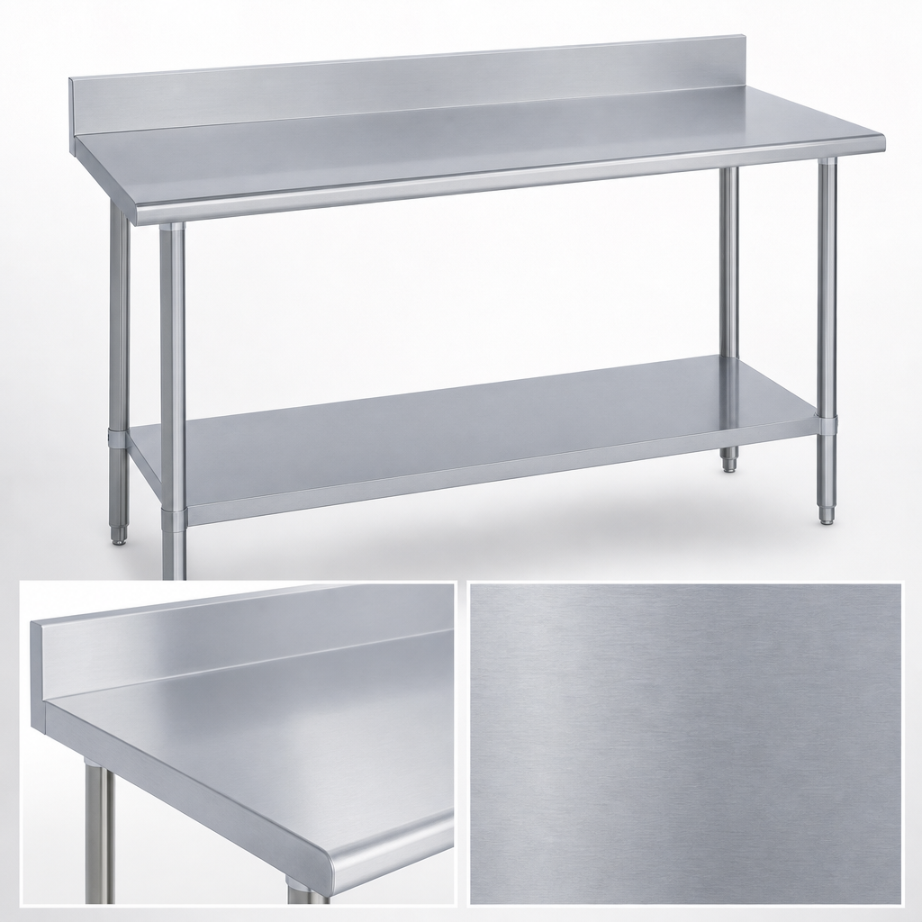 14 Gauge 300 Series Stainless Steel Top