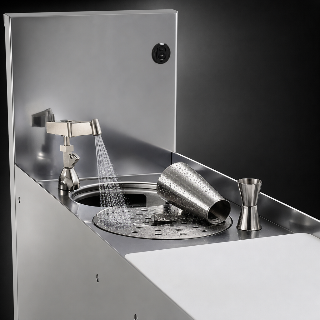 Push-Down Rinser Faucet