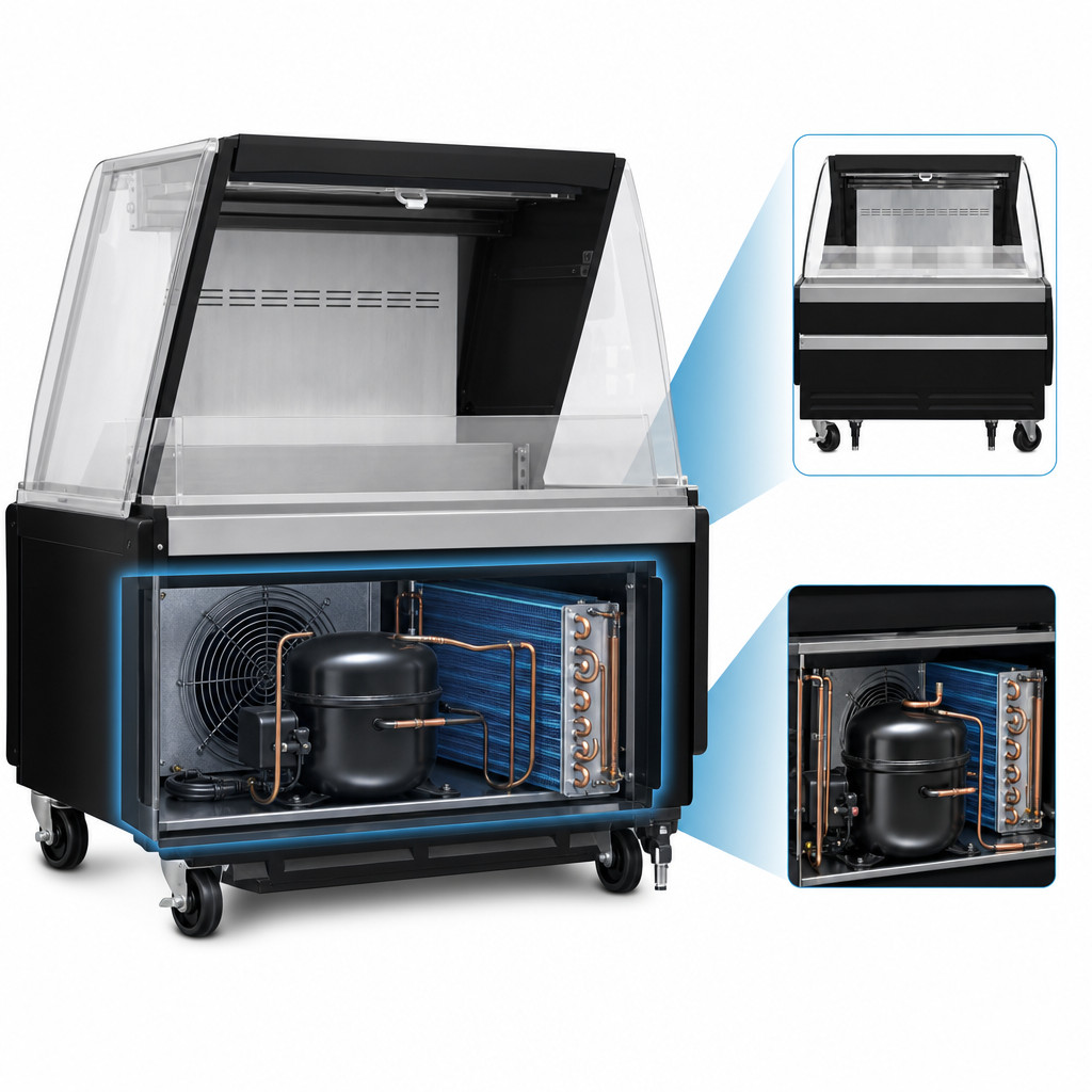 Self-Contained Bottom-Mount Refrigeration