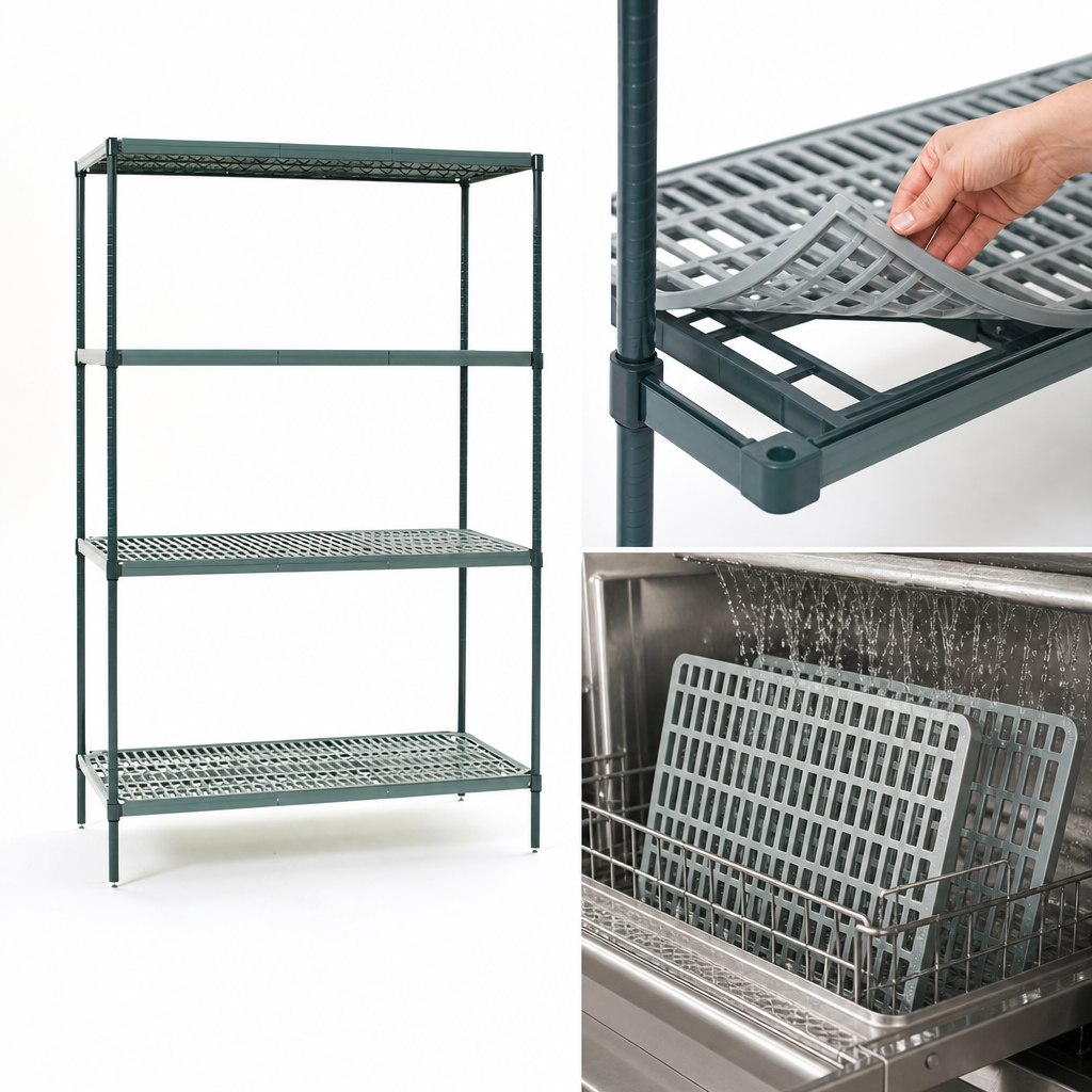 Removable Polymer Shelf Mats