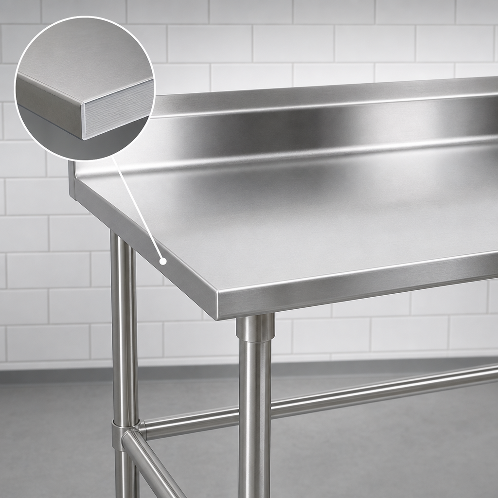 16-Gauge 300 Series Stainless Steel Top