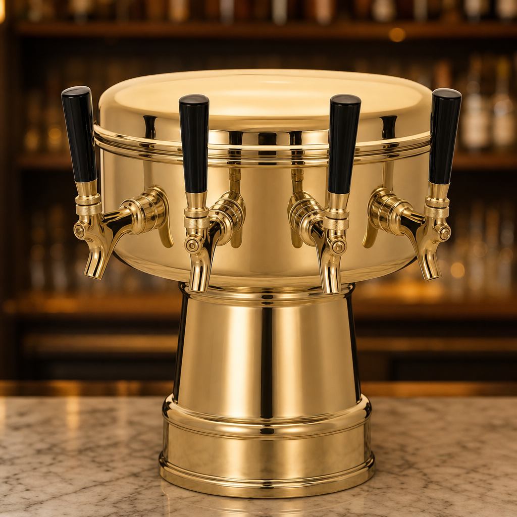 Four-Faucet Mushroom Design