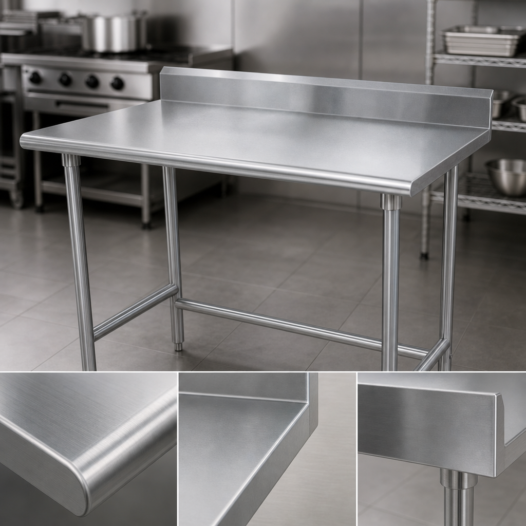16-Gauge 430 Stainless Steel Top