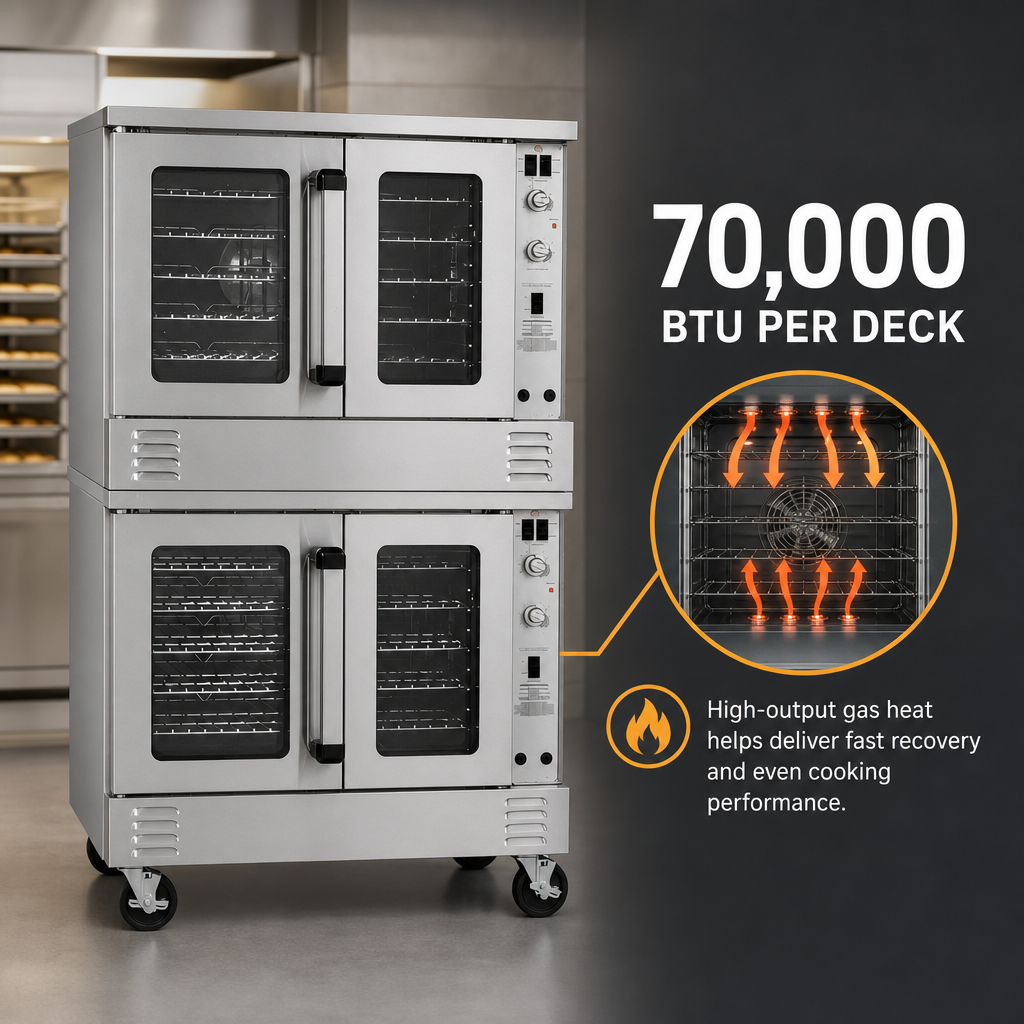 70,000 BTU Per Deck