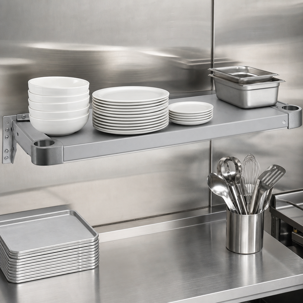 Solid Flat Shelf Surface