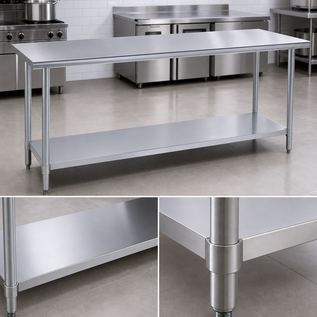 Stainless Steel Undershelf and Posts