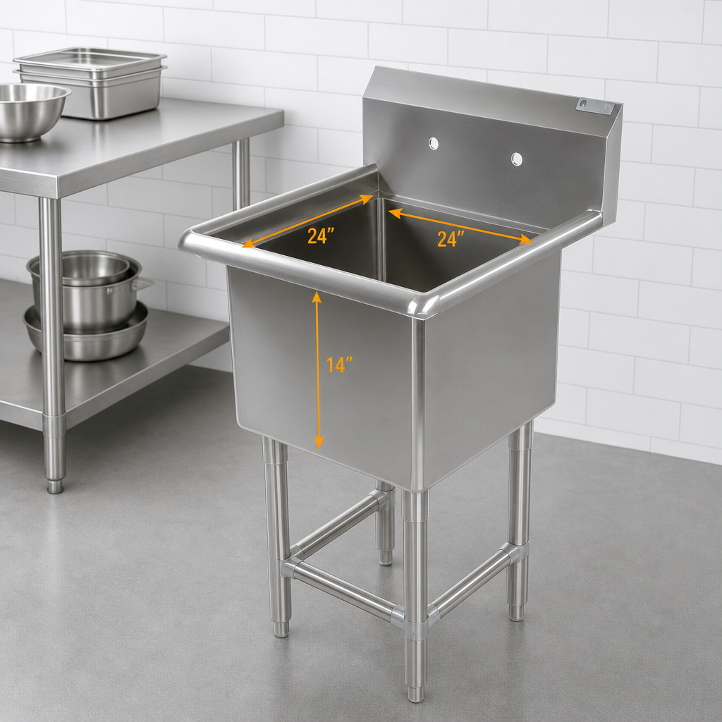 Single 24 x 24 Inch Compartment