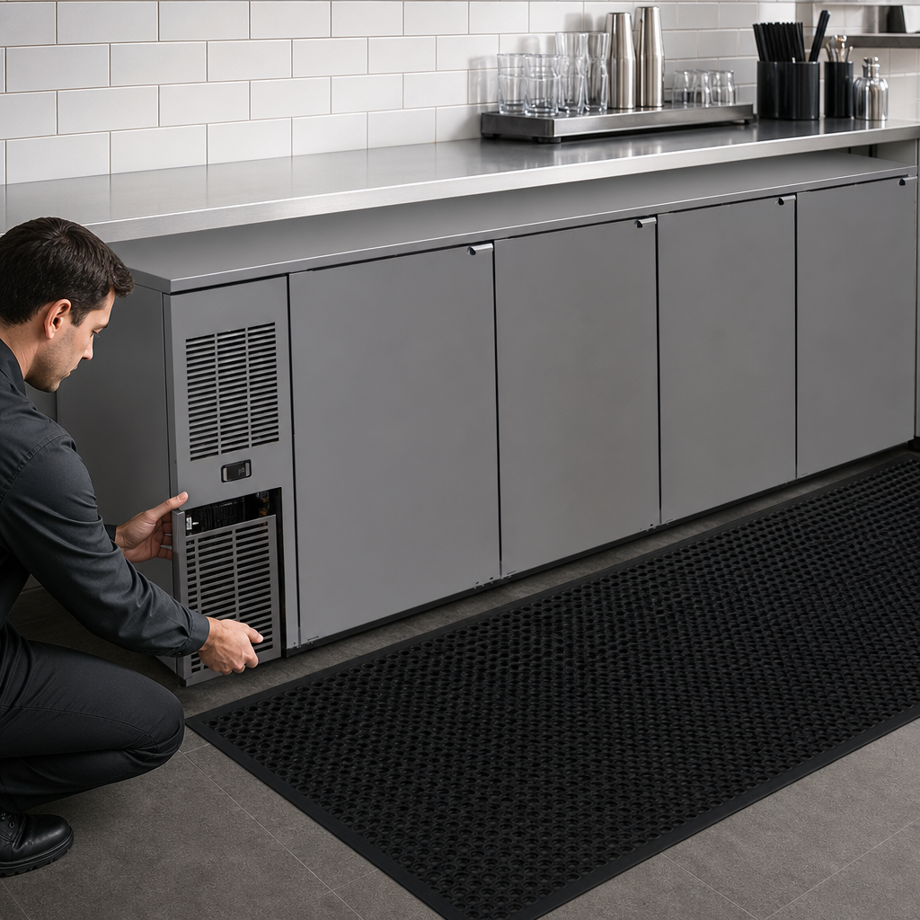 Front-Serviced, Low-Profile Cabinet