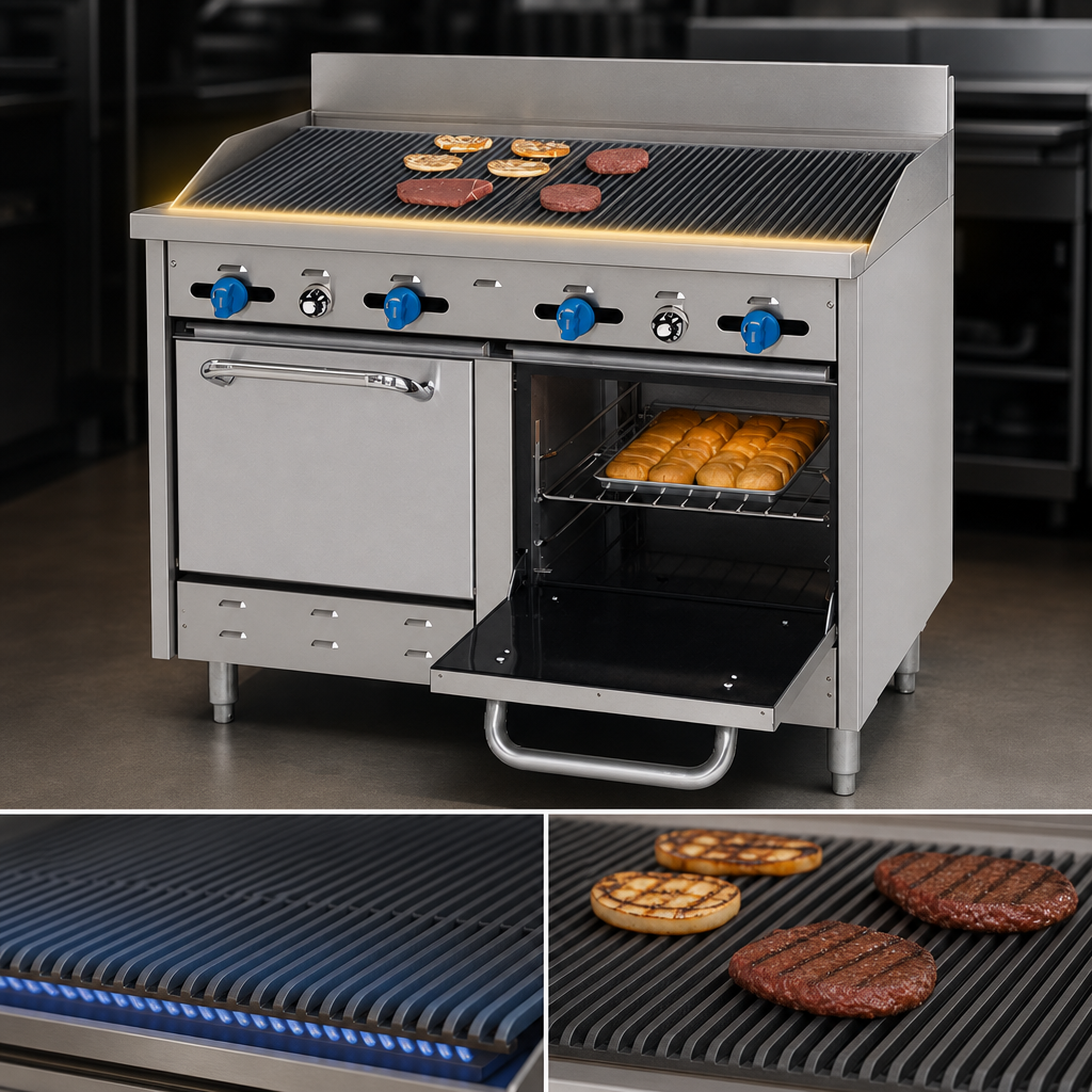 Full-Width Char-Broiler Section