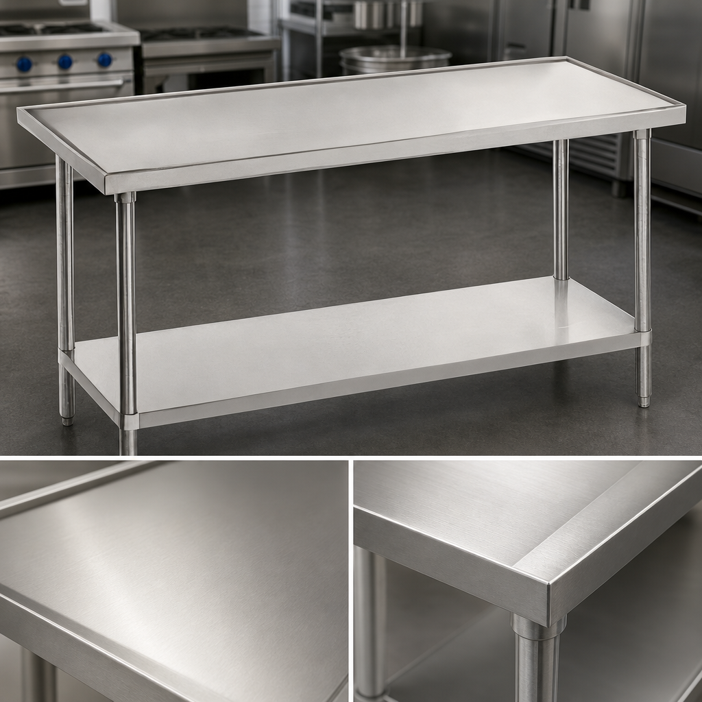14-Gauge 304 Stainless Steel Top