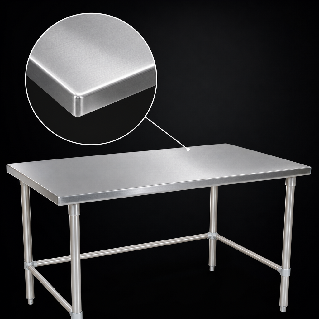 14-Gauge Type 300 Stainless Steel Top