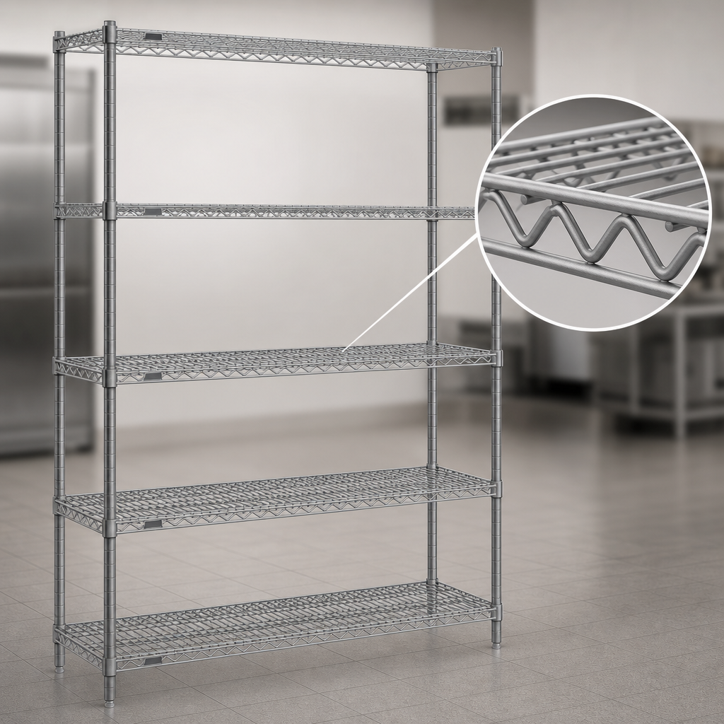 Patented QuadTruss Shelf Design