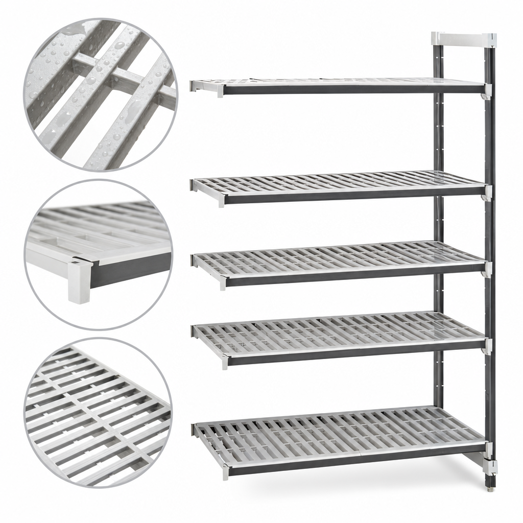 Vented Reinforced Shelf Plates
