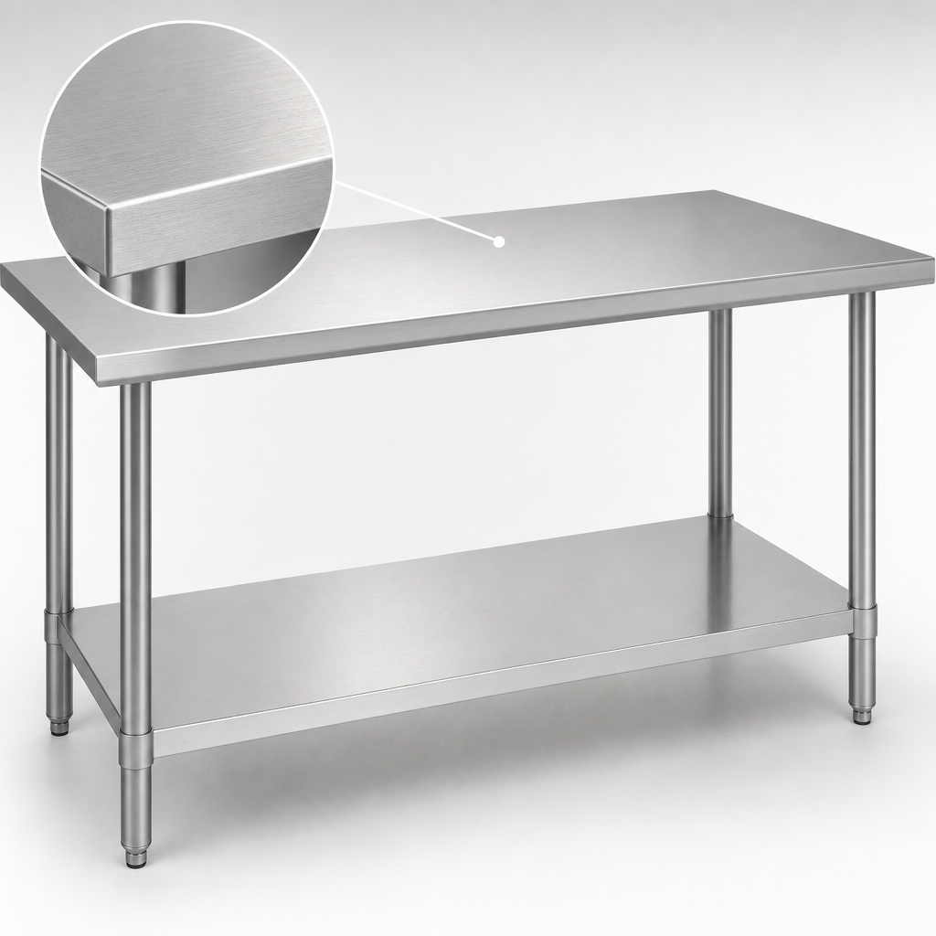 14-Gauge 300-Series Stainless Steel Top