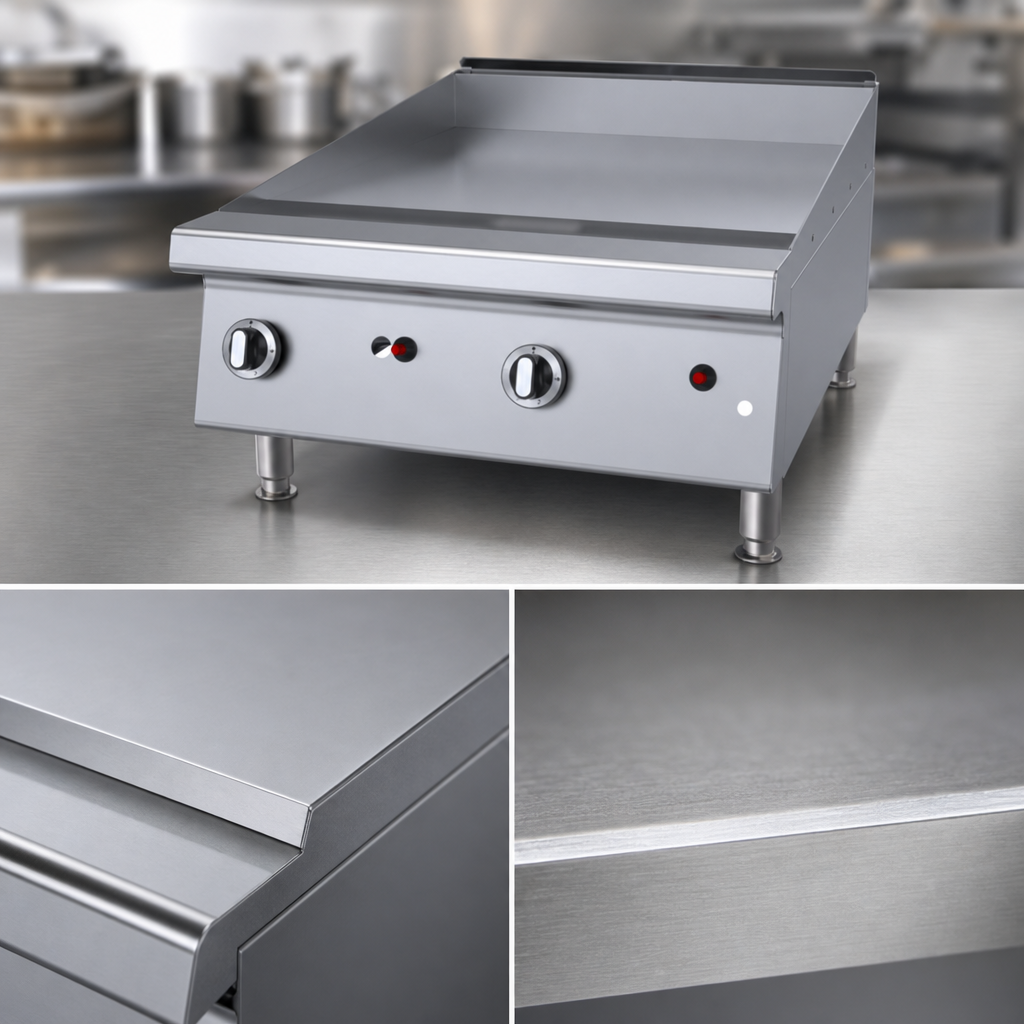 1-Inch Smooth Steel Griddle Plate