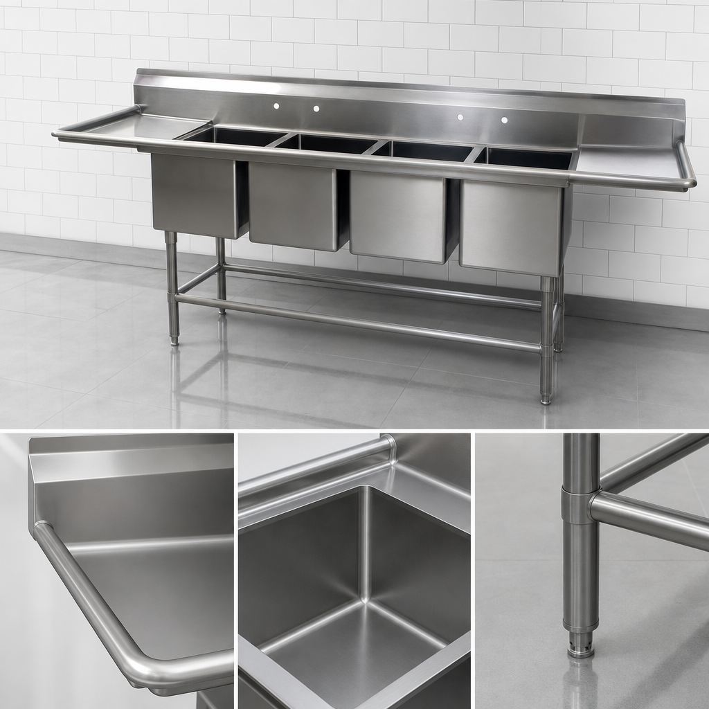 Heavy-Duty Stainless Steel Construction