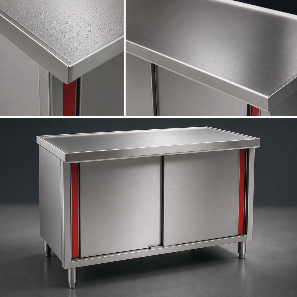 14-Gauge 304 Stainless Steel Top