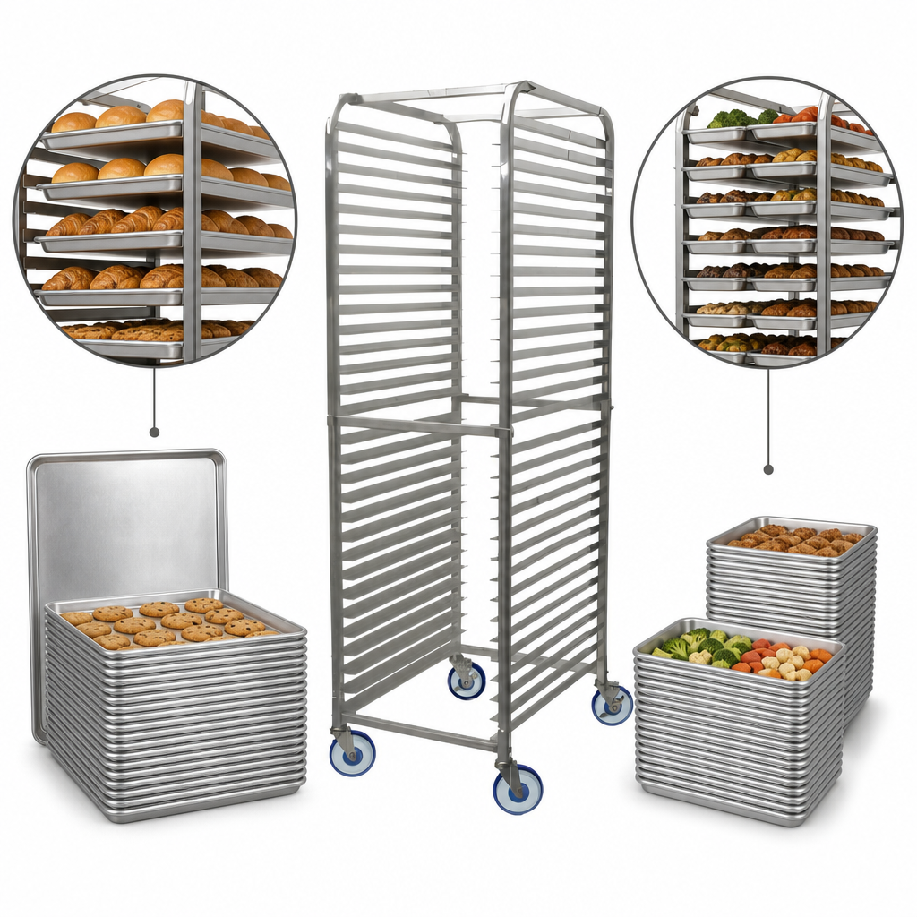 30 Full-Size / 60 Half-Size Pan Capacity