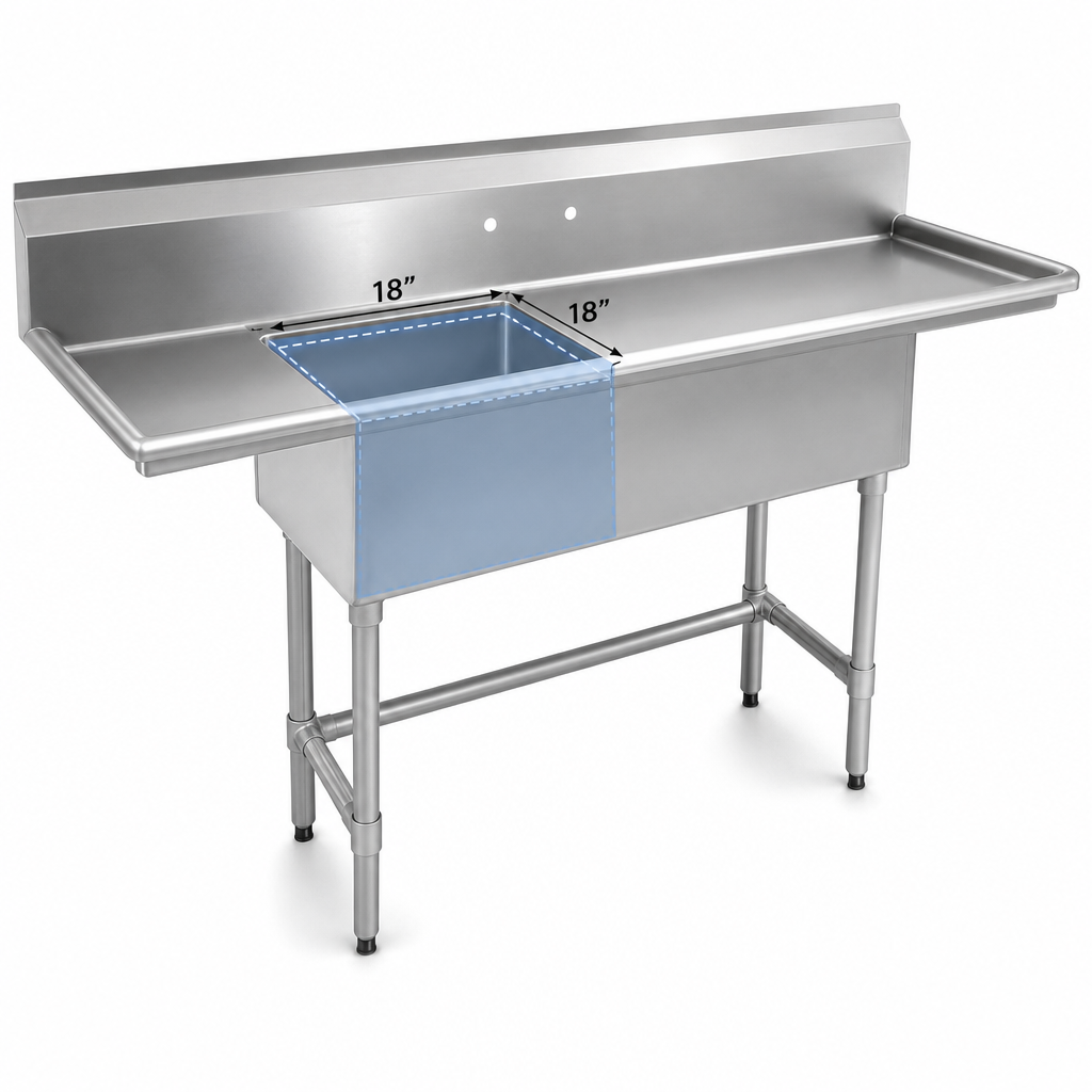 18 x 18 Inch One-Compartment Bowl