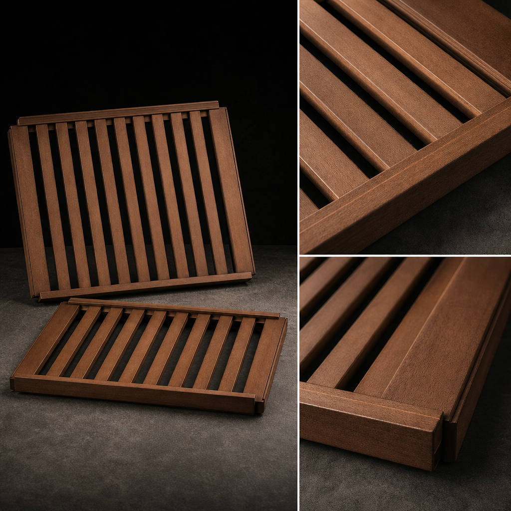 Stained Beech Wood Construction