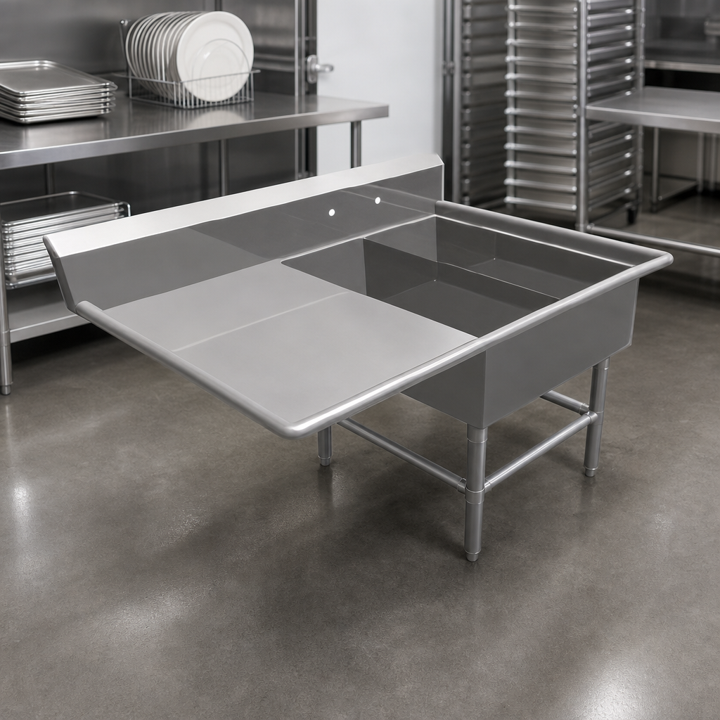 Two Compartment Platter Sink