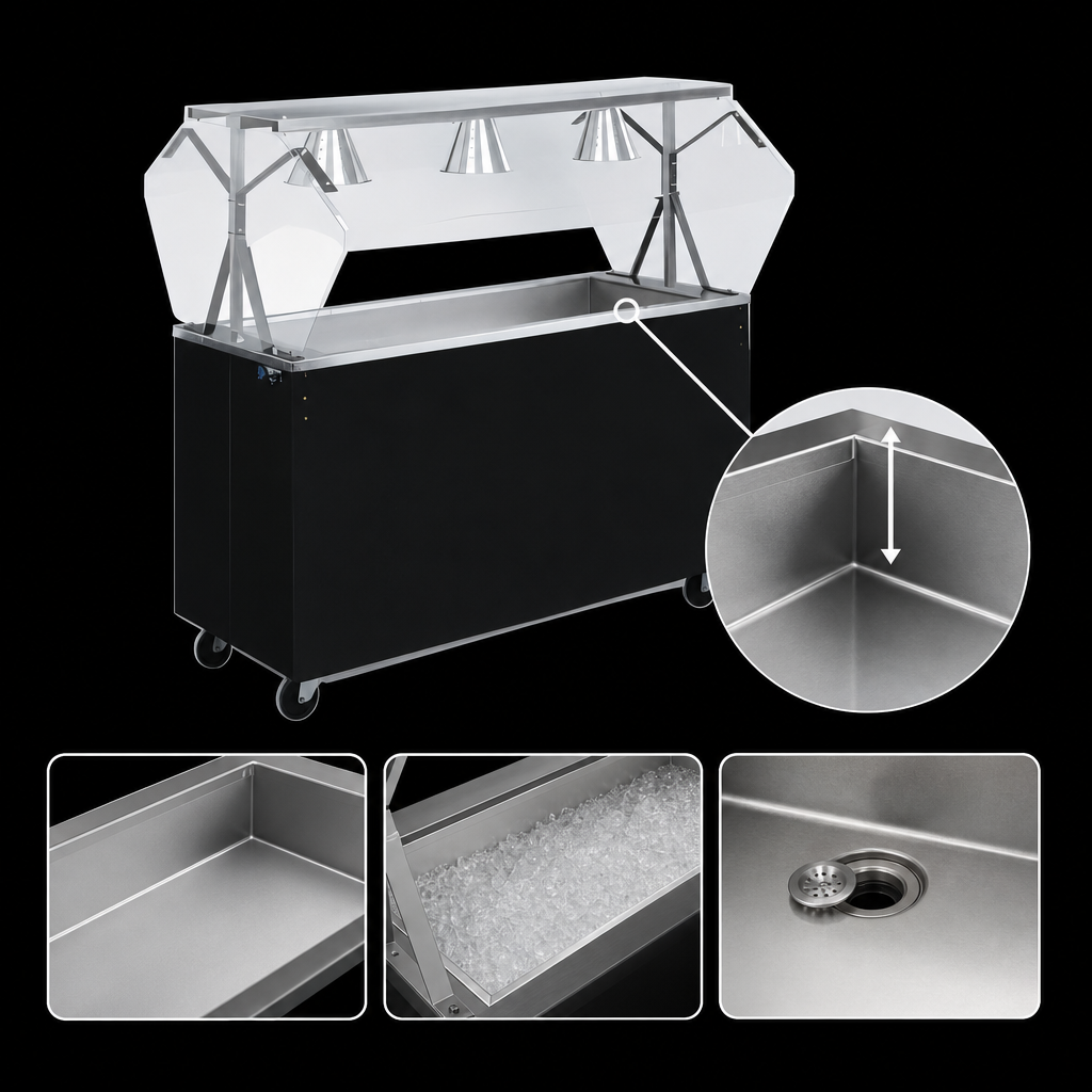 6-Inch Deep Stainless Well