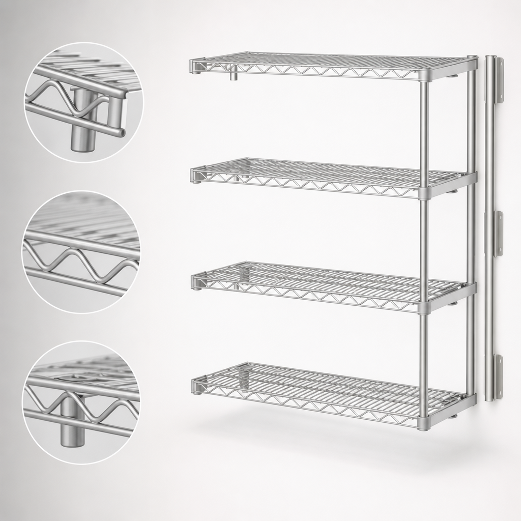 QuadTruss Wire Shelves