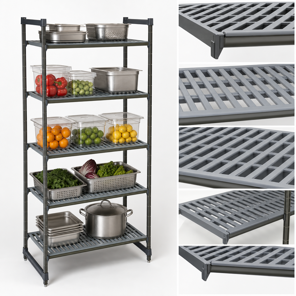 Five Vented Shelf Plates