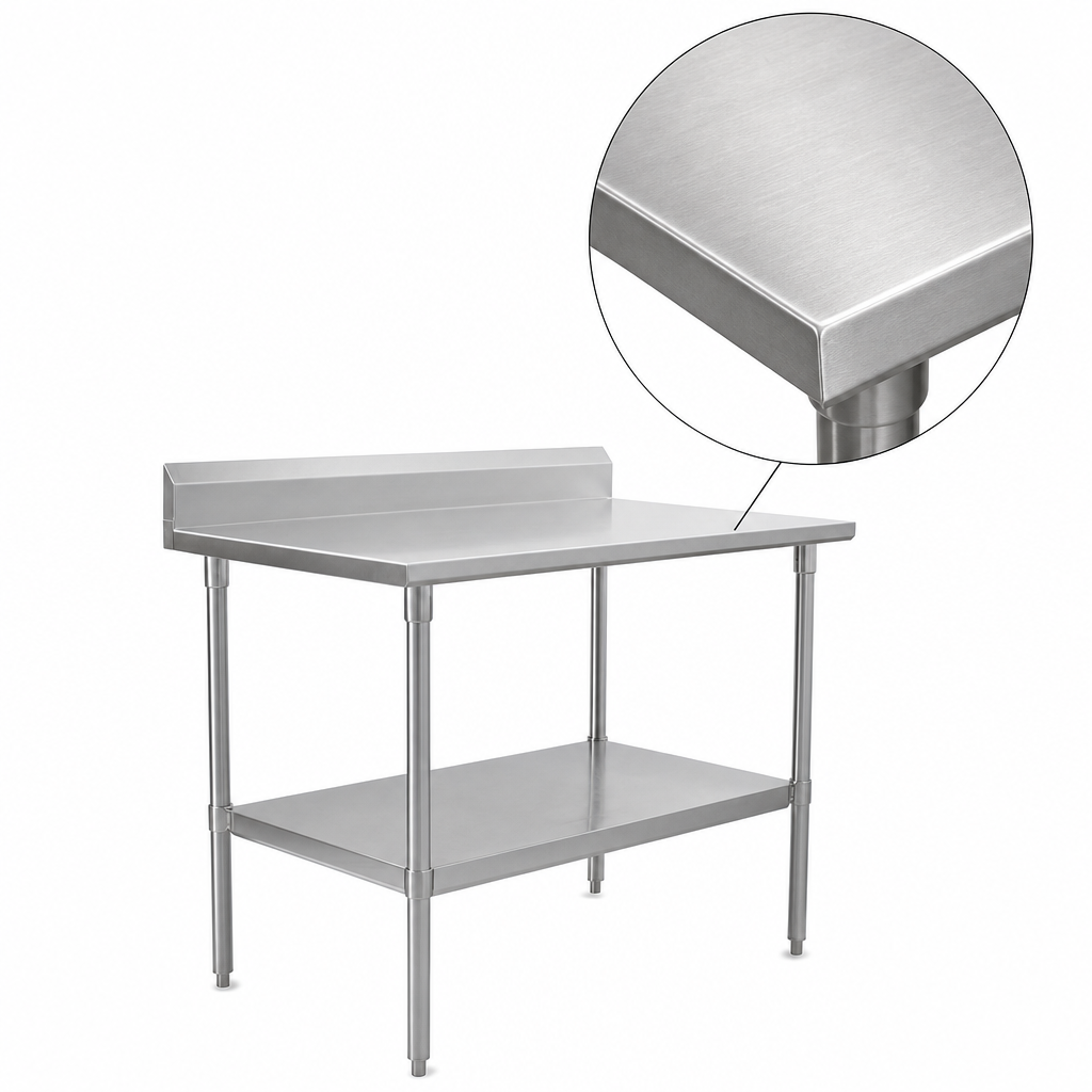 16-Gauge Stainless Steel Top