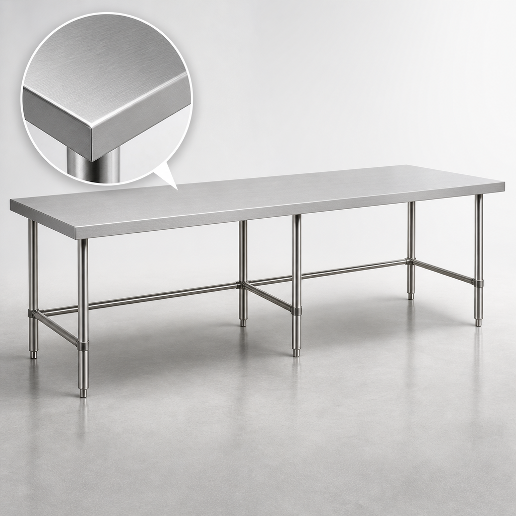 18-Gauge 430 Stainless Steel Top