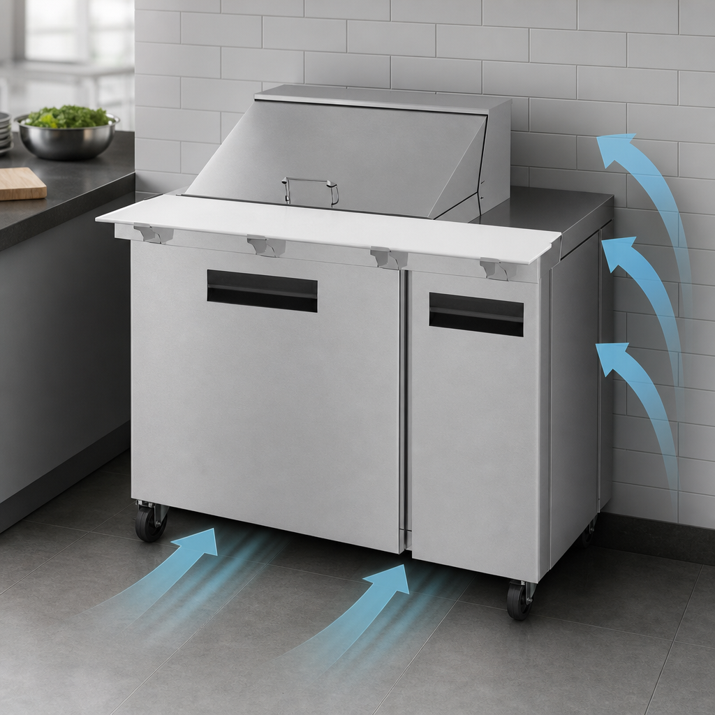 Front-Breathing Refrigeration
