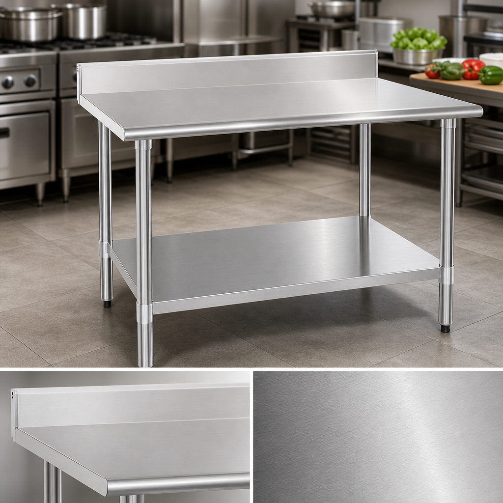 14 Gauge 300 Series Stainless Steel Top