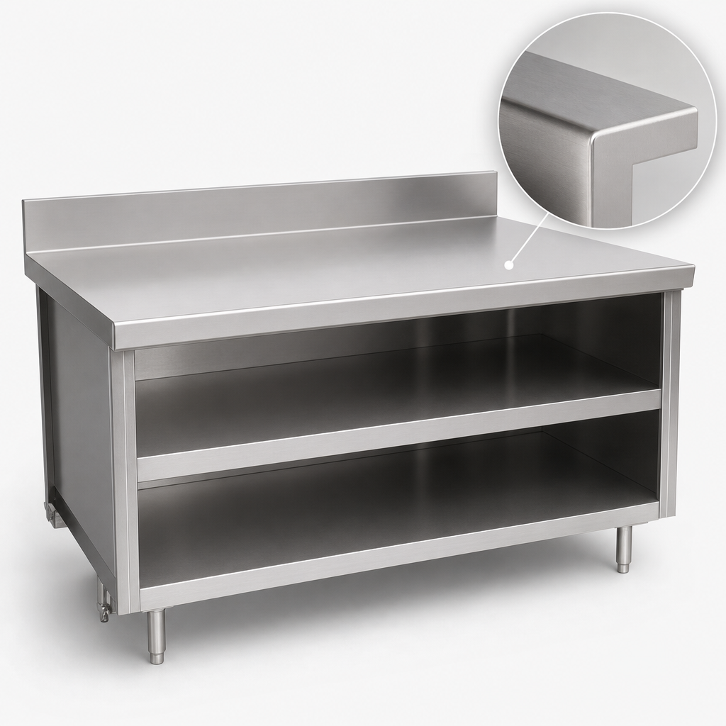 16-Gauge 304 Stainless Steel Top