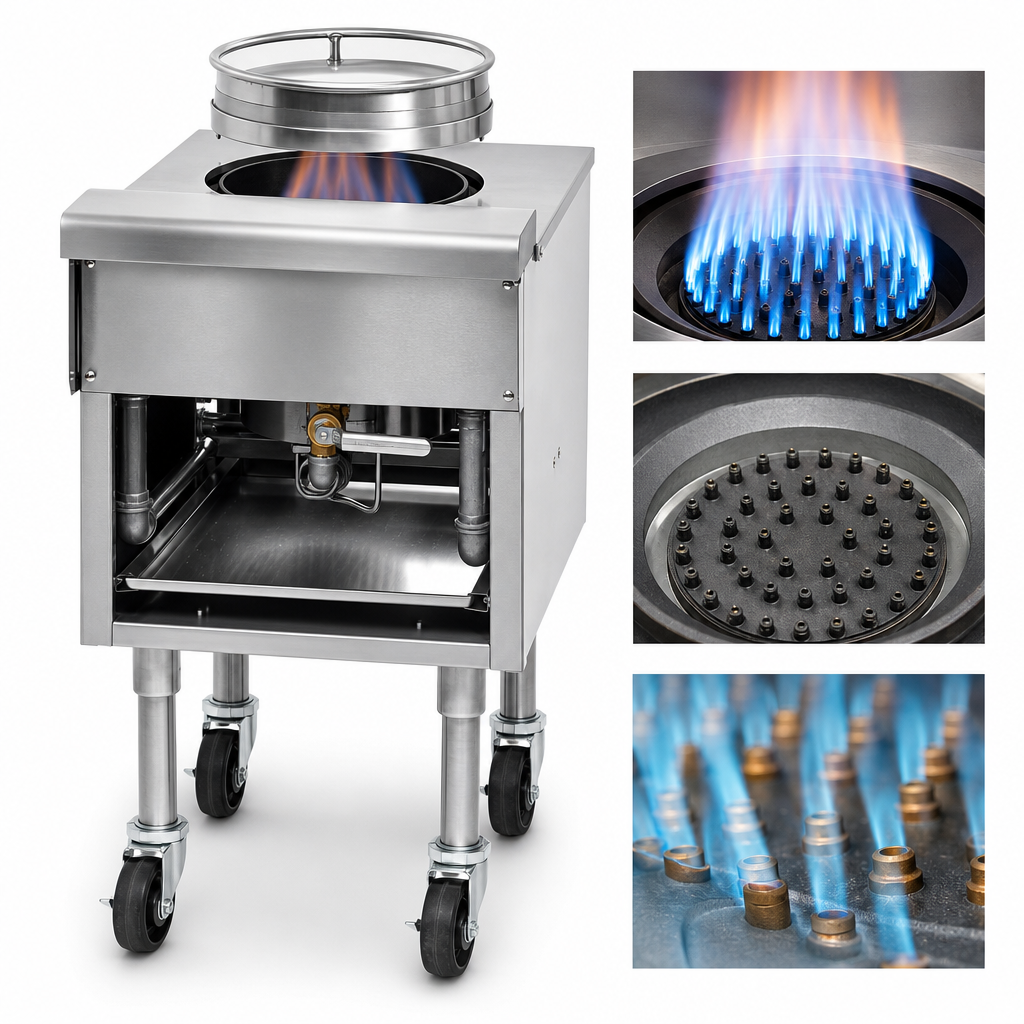 Anti-Clogging Jet Burner
