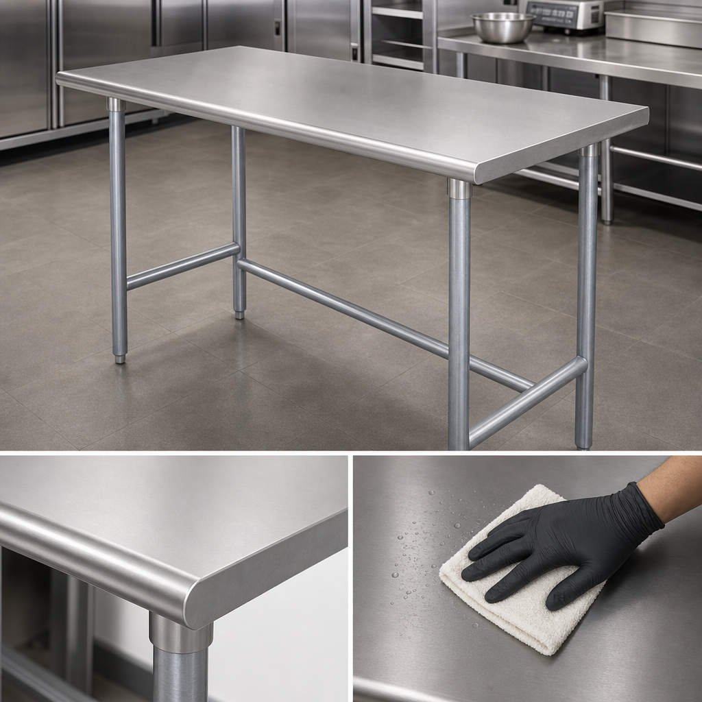 16 Gauge 304 Stainless Steel Top