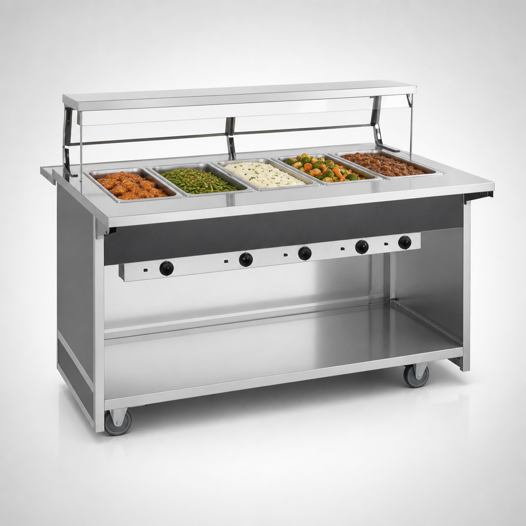 Five Hot Food Wells