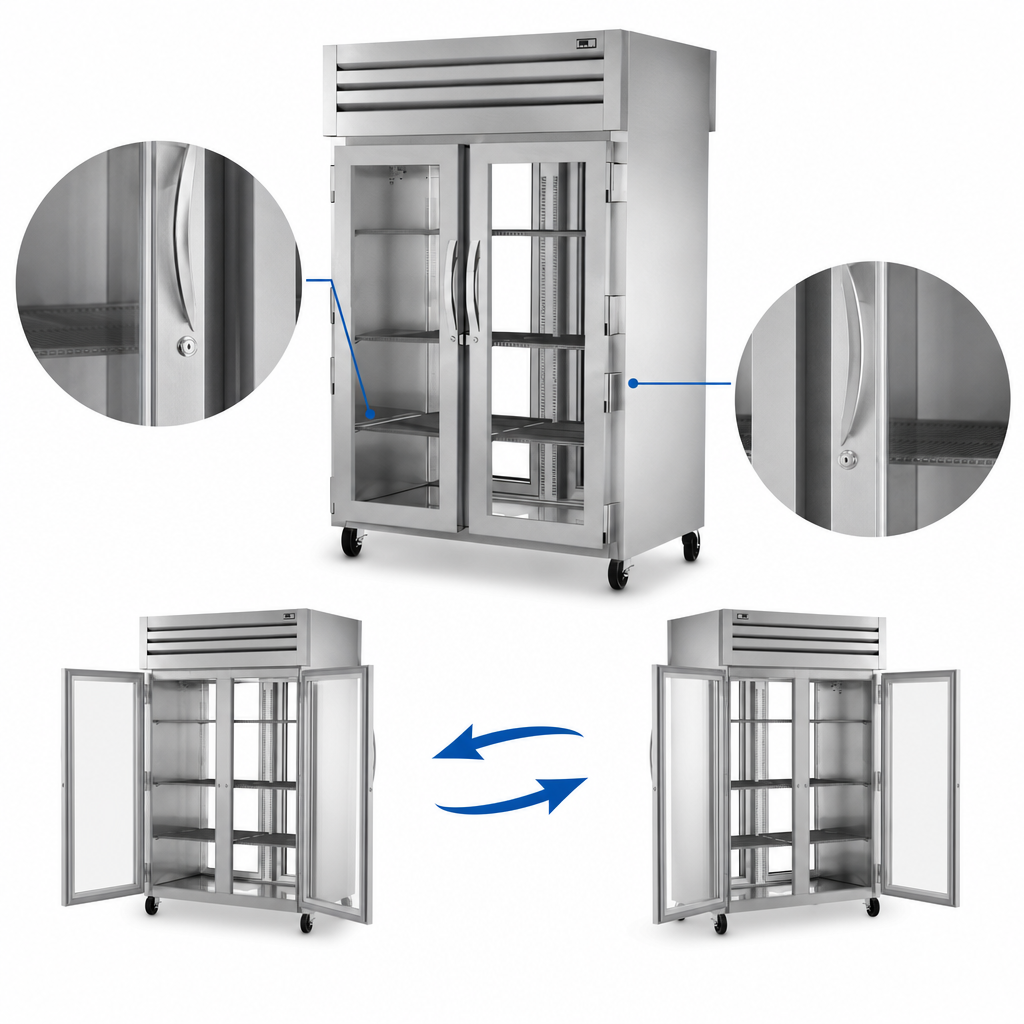 Pass-Thru Glass Doors