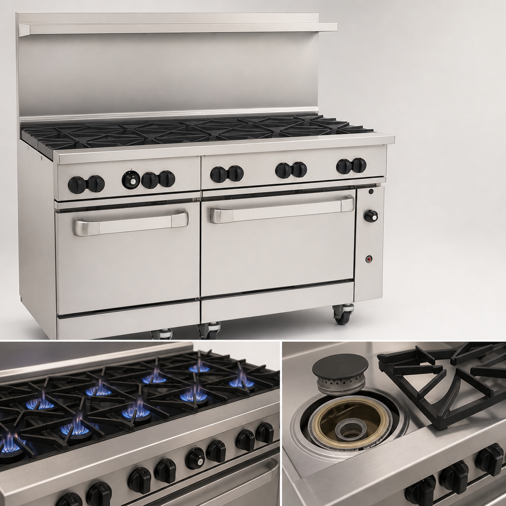 Ten Open Burners