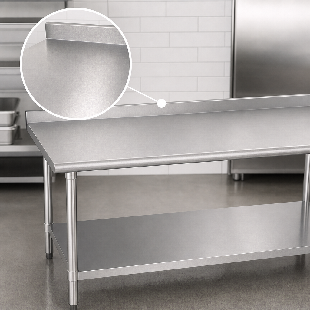 16-Gauge 300 Series Stainless Steel Top