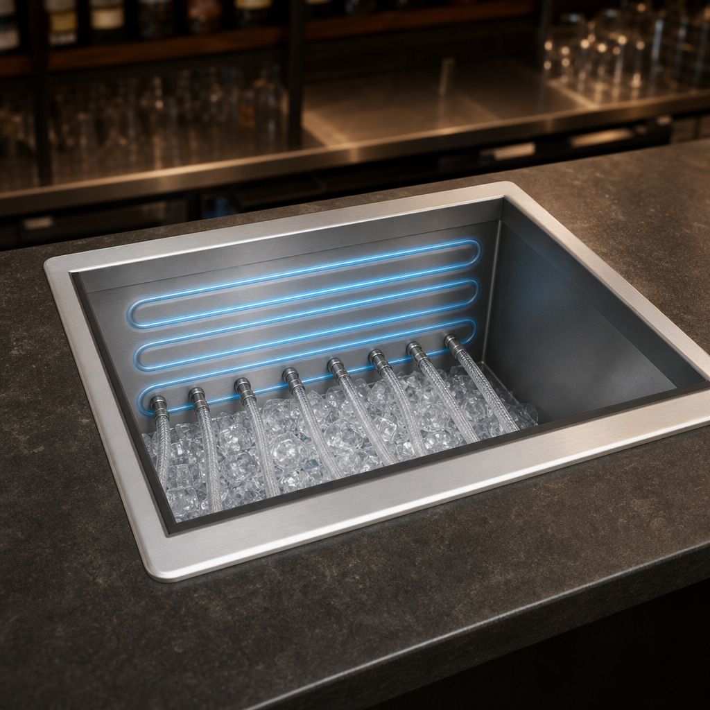 Built-In 7-Circuit Cold Plate