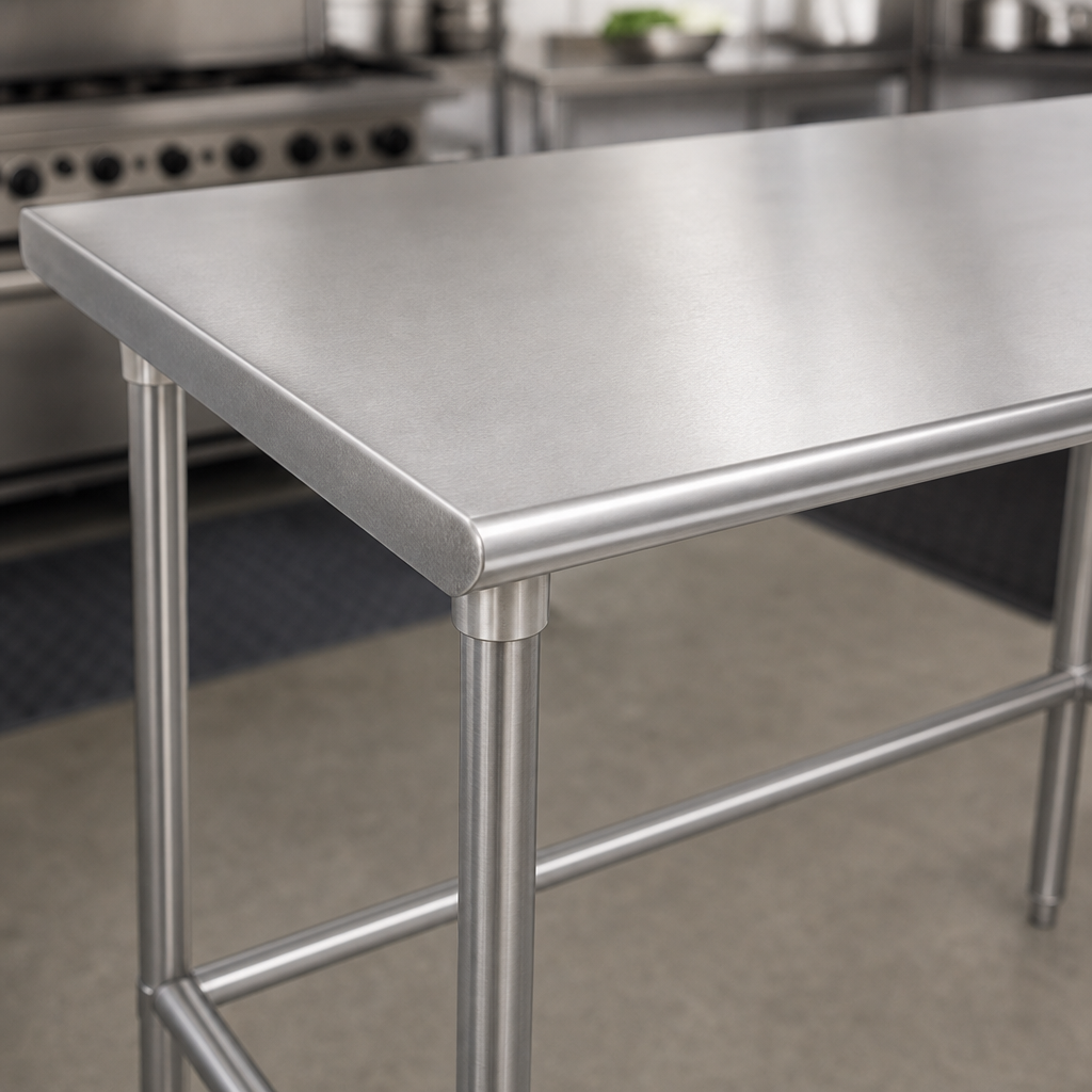 14-Gauge 304 Stainless Steel Top