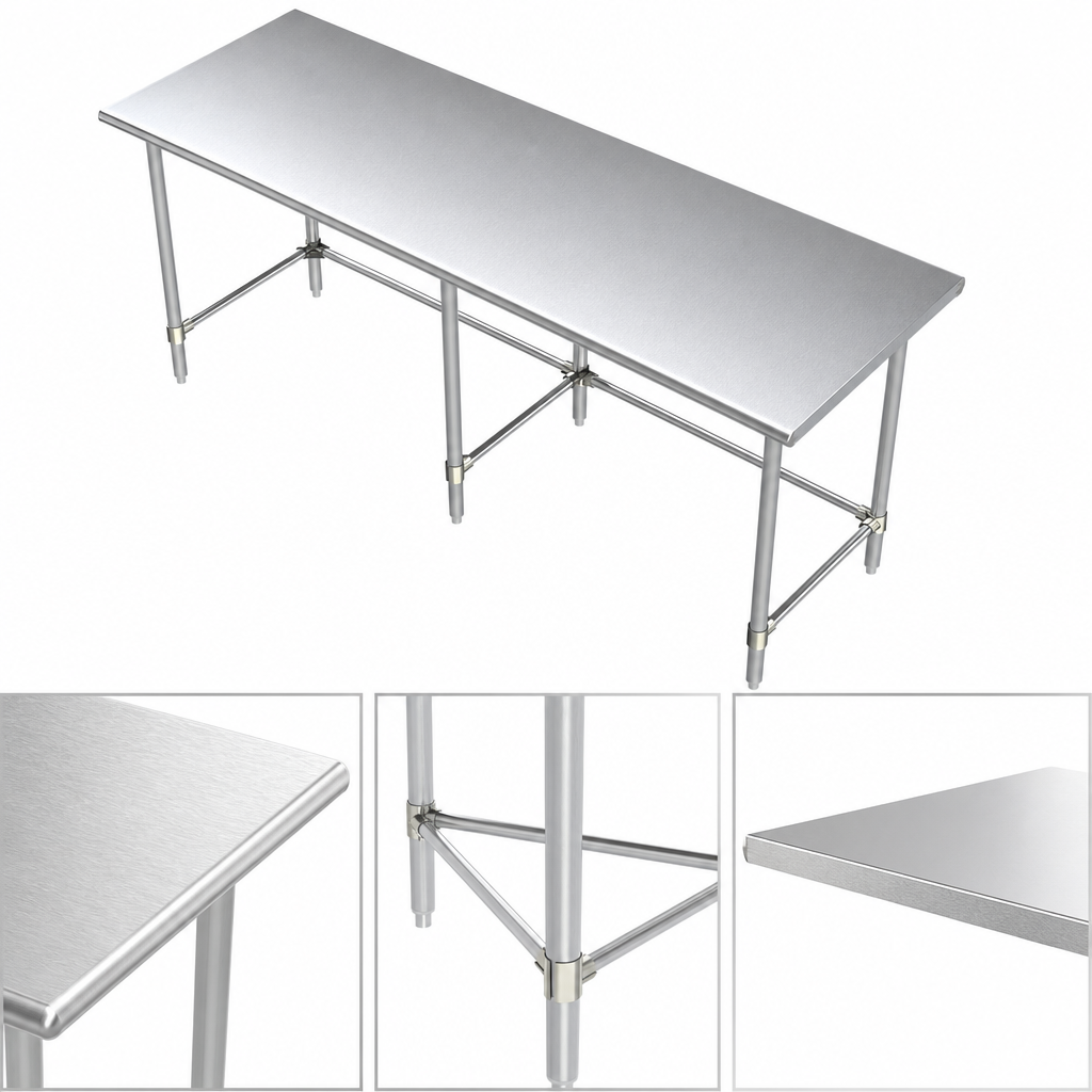 Reinforced Stainless Steel Top