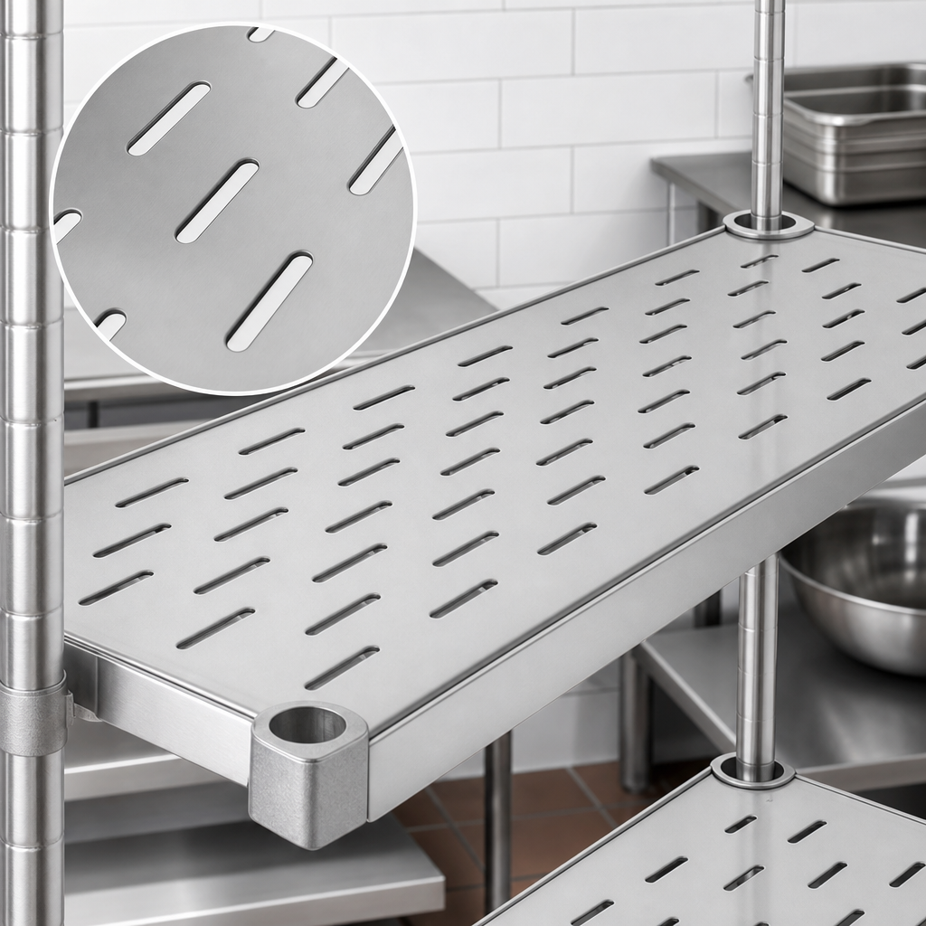 Louvered Die-Stamped Top
