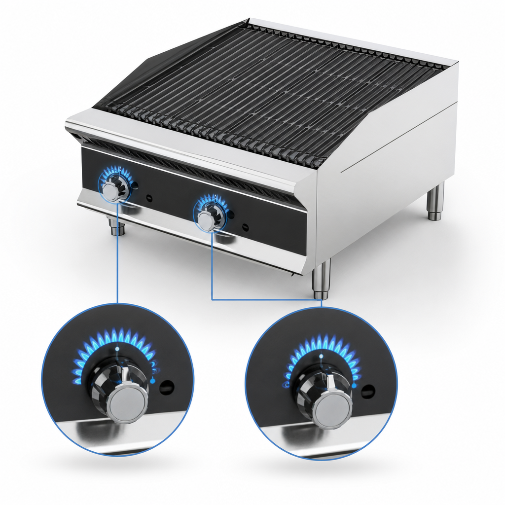 Individually Controlled Burners