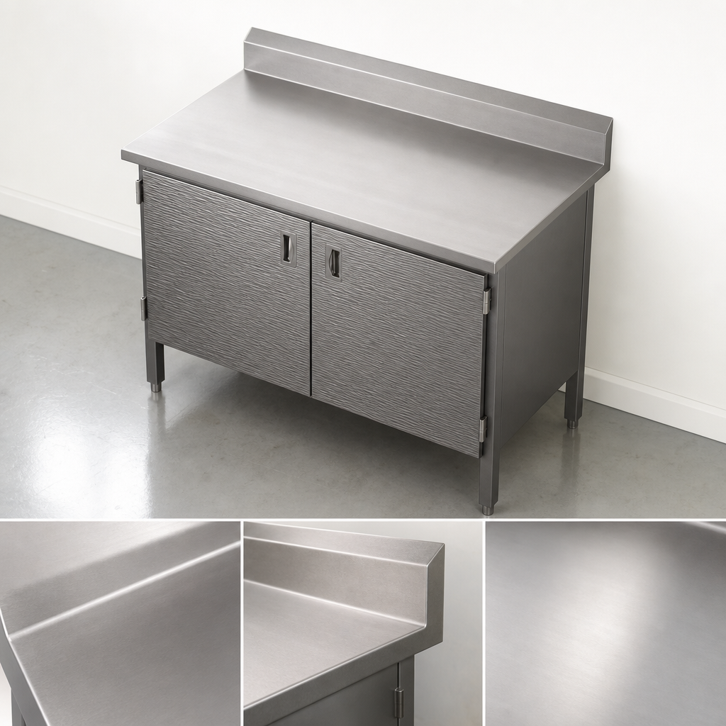 16-Gauge Stainless Steel Top