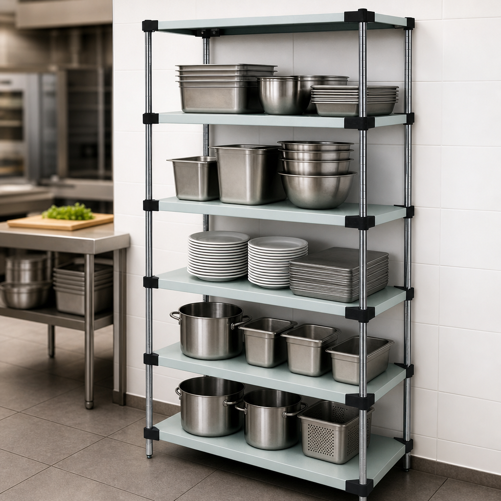 Five Solid Shelves