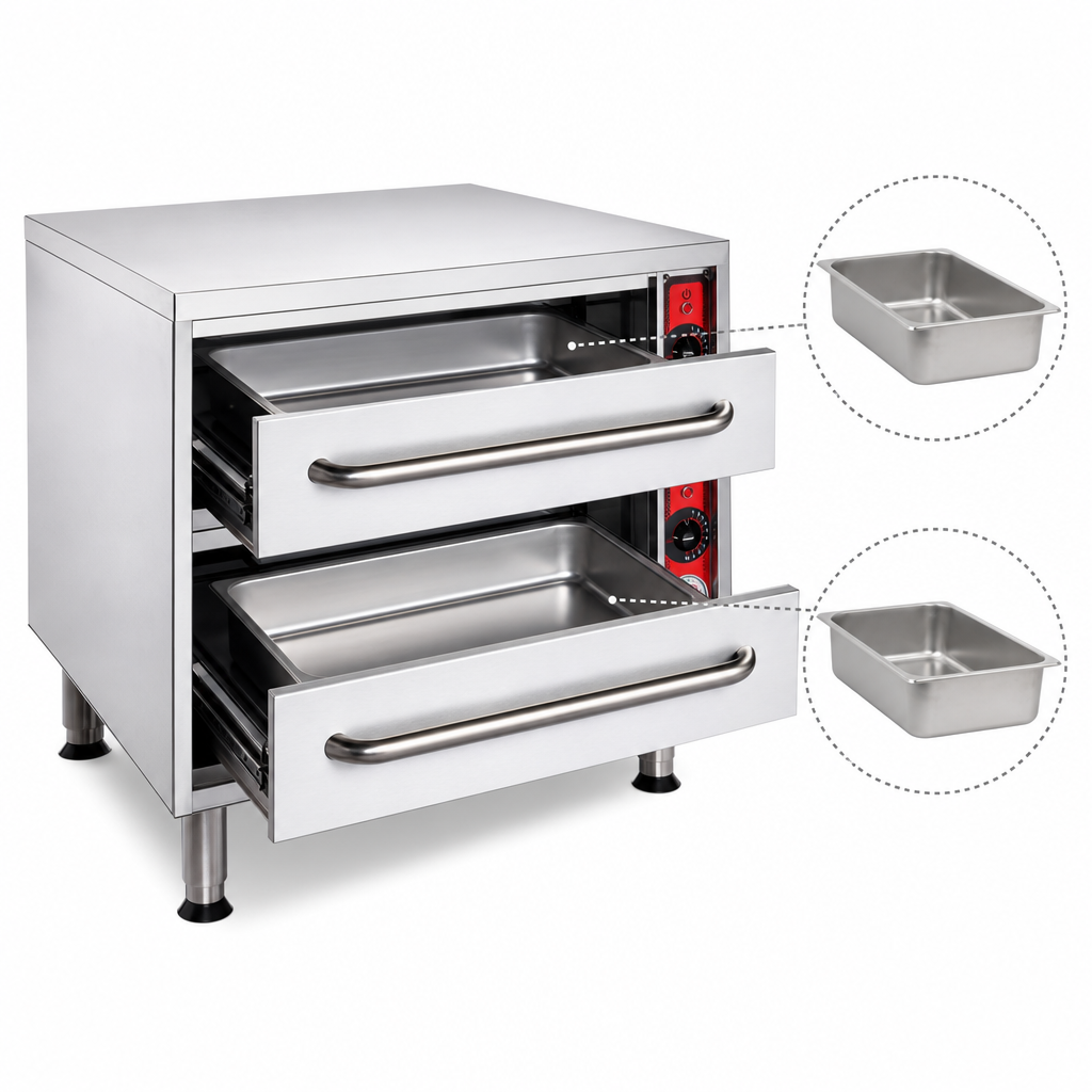 Included Pan Per Drawer