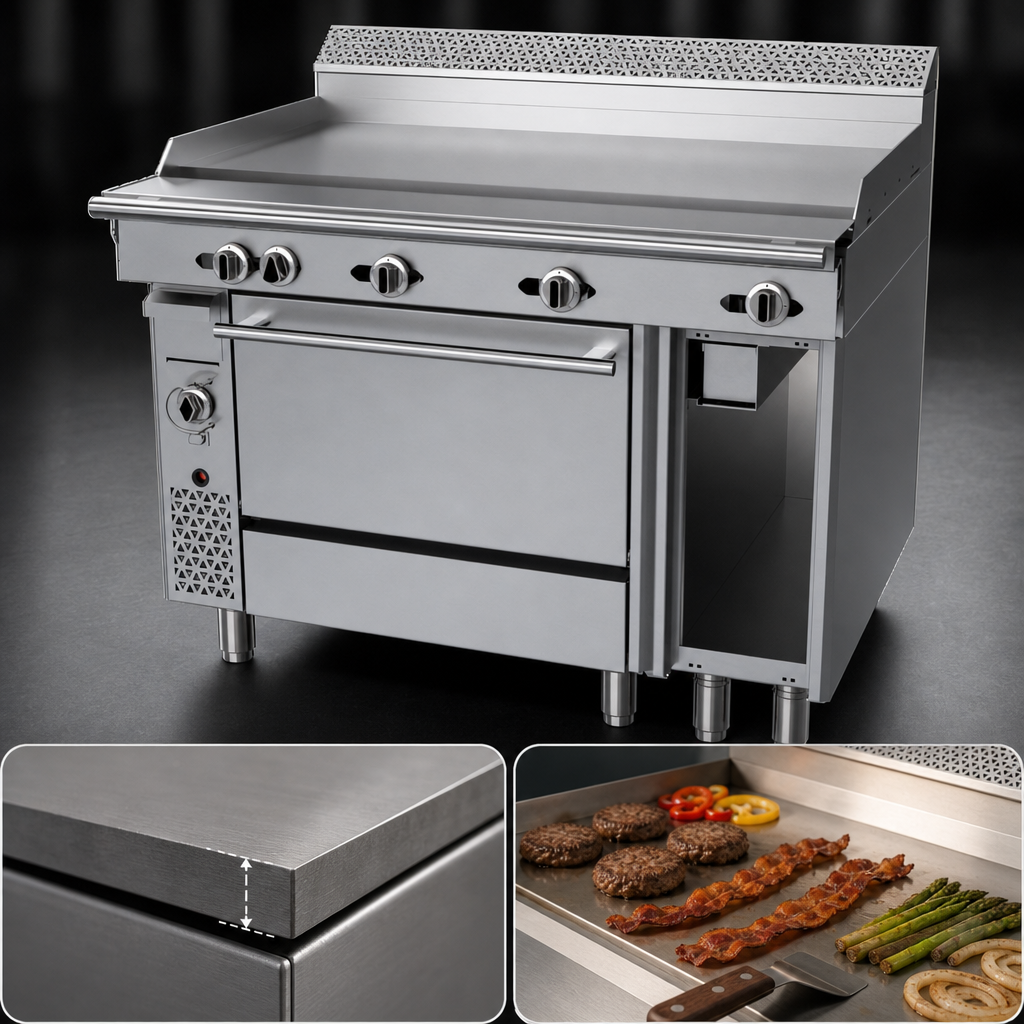 1-Inch Steel Plate Griddle