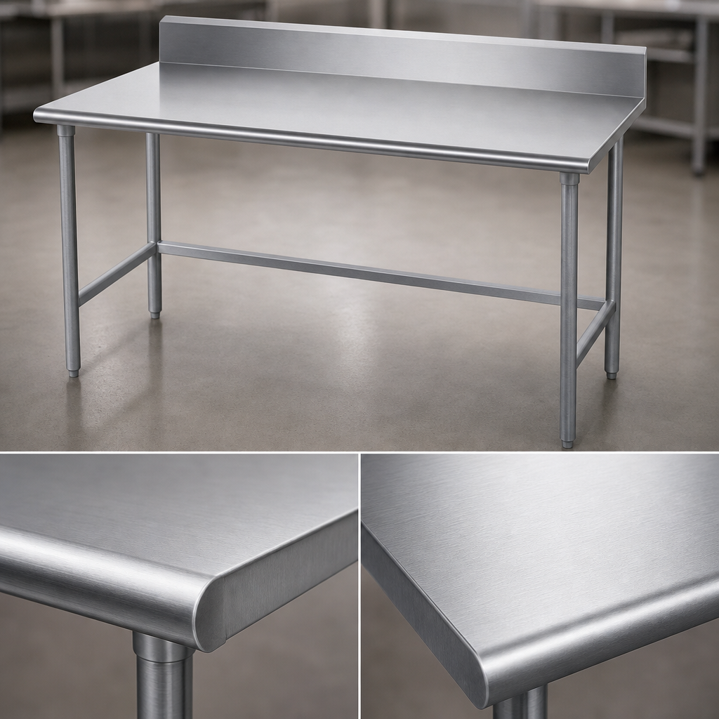 16-Gauge Stainless Steel Top